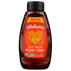 WHOLESOME: Fair Trade Organic Honey, 24 oz