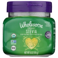 WHOLESOME SWEETENERS: Organic Stevia Jar, 6 oz
