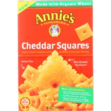 ANNIE'S HOMEGROWN: Cheddar Squares, 7.5 oz