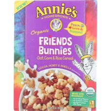 ANNIES HOMEGROWN: Friends Bunnies Cereal, 10 oz