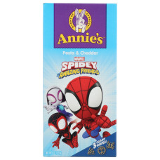 ANNIE'S HOMEGROWN: Spidey and his Amazing Friends Shapes Pasta & Cheddar, 6 oz ANNIE'S HOMEGROWN: Spidey and his Amazing Friends Shapes Pasta & Cheddar, 6 oz