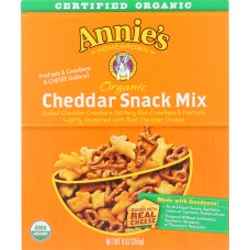ANNIE'S HOMEGROWN: Organic Cheddar Snack Mix, 9 oz