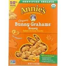 ANNIES HOMEGROWN: Organic Honey Bunny Grahams, 11.25 oz