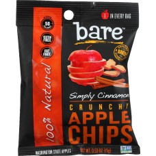 BARE: Cinnamon Apple Chips, 0.53 oz