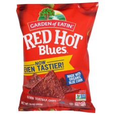 GARDEN OF EATIN: Chip Tortilla Red Hot, 10 oz