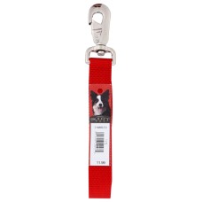 SCOTT PET: Lead Red 1In X 6Ft, 1 ea