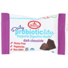 BETTY LOUS: Dark Chocolate Probiotic Bites, 0.9 oz