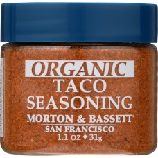 MORTON & BASSETT: Seasoning Taco Organic, 1.1 oz