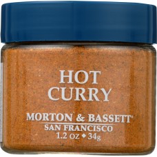 MORTON & BASSETT:  Hot Curry Seasoning, 1.2 oz