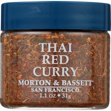 MORTON & BASSETT: Thai Red Curry Seasoning, 1.1 oz