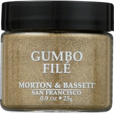 MORTON & BASSETT: Gumbo File Seasoning, 0.9 oz