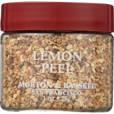 MORTON & BASSETT: Lemon Peel Seasoning, 1 oz