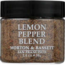 MORTON & BASSETT: Lemon Pepper Blend Seasoning, 1.4 oz