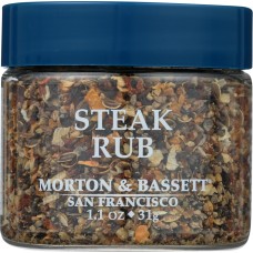 MORTON & BASSETT: Steak Rub Seasoning, 1.1 oz