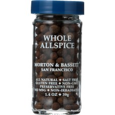 MORTON & BASSETT: All Natural Whole All Spice, 1.4 oz