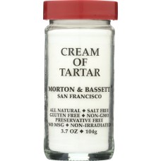 MORTON & BASSETT: Cream of Tartar, 3.7 oz