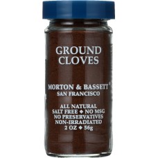 MORTON & BASSETT: Ground Cloves, 2.4 oz