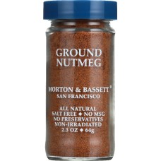 MORTON & BASSETT: Ground Nutmeg, 2.3 oz
