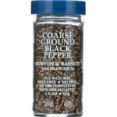MORTON & BASSETT: Coarse Ground Black Pepper, 2.1 oz