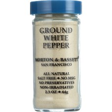 MORTON & BASSETT: Ground White Pepper, 2.3 oz