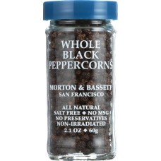 MORTON & BASSETT: Whole Black Peppercorns, 2.1 oz