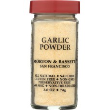 MORTON & BASSETT: Garlic Powder, 2.6 oz