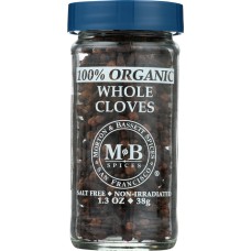MORTON & BASSETT: Organic Whole Cloves, 1.3 oz