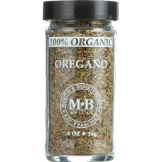 MORTON & BASSETT: Organic Oregano, .6 oz