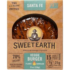 SWEET EARTH: Fresh Santa Fe Veggie Burger, 8 oz