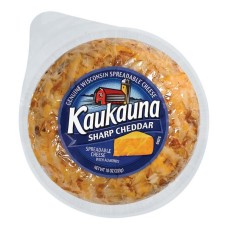 KAUKAUNA: Cheese Ball Sharp Cheddar Natural, 10 oz