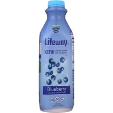 LIFEWAY: Kefir Lowfat Cultured Milk Blueberry Smoothie, 32 oz