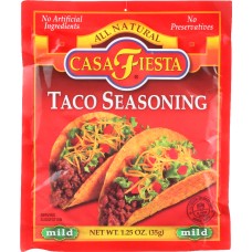 CASA FIESTA: Taco Seasoning Mild, 1.25 oz