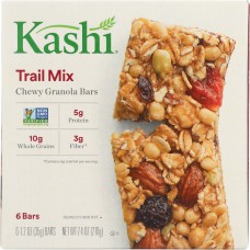 KASHI: Chewy Granola Bars Trail Mix 6 Bars 7.4 oz