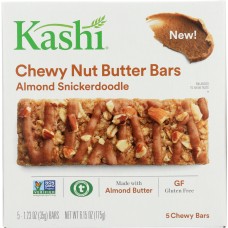 KASHI: Chewy Nut Butter Bars Almond Snickerdoodle, 6.15 oz