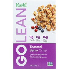 KASHI GO LEAN: Toasted Berry Crisp Cereal, 14 oz