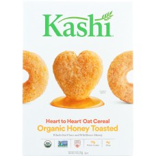 KASHI: Organic Heart to Heart Honey Toasted Oat Cereal, 12 oz