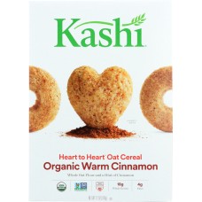 KASHI: Organic Heart to Heart Warm Cinnamon Oat Cereal, 12 oz