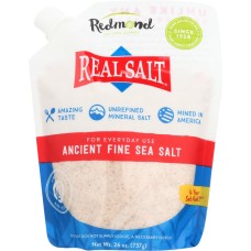 REDMOND: Realsalt Nature's First Sea Salt Fine Salt, 26 oz