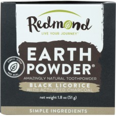 REDMOND: Earthpowder Black Licorice, 1.8 oz