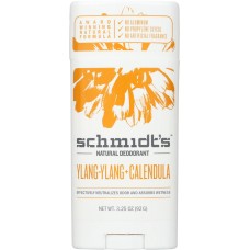 SCHMIDT'S: Natural Deodorant Stick Ylang-Ylang + Calendula, 3.25 oz