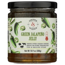 FISCHER & WIESER: Mild Green Jalapeno Jelly, 10.9 oz