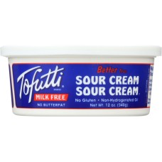 TOFUTTI: Better Than Sour Cream Non-Hydrogenated Plain, 12 oz