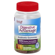 SCHIFF BIO FOODS: Probiotic Gummy, 60 pc