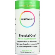 RAINBOW LIGHT: Just Once Prenatal One Food-Based Multivitamin, 90 Tablets