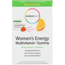 RAINBOW LIGHT: Women's Energy Multivitamin Gummy, 30 packets