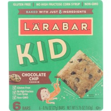 LARABAR: Kids Chocolate Chip Cookie Bar, 5.76 oz