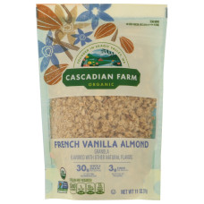 CASCADIAN FARM: Organic French Vanilla Almond Granola, 11 oz