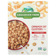 CASCADIAN FARM: No Added Sugar Cinnamon Apple Cereal, 12 oz