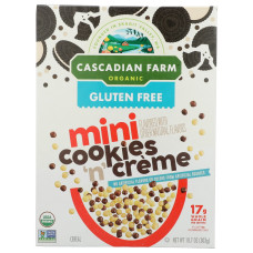 CASCADIAN FARM: Organic Mini Cookies 'N' Creme Cereal, 10.7 oz