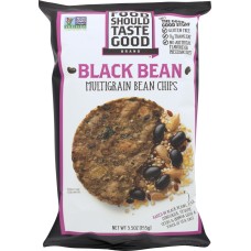 FOOD SHOULD TASTE GOOD: Chip Black Bean Multigrain, 5.5 oz